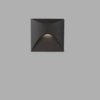 Lampa Ścienna Nowoczesna Minimalistyczna z Czujnikiem Ruchu do Ogrodu i na Schody - 100V–120V i Czarny