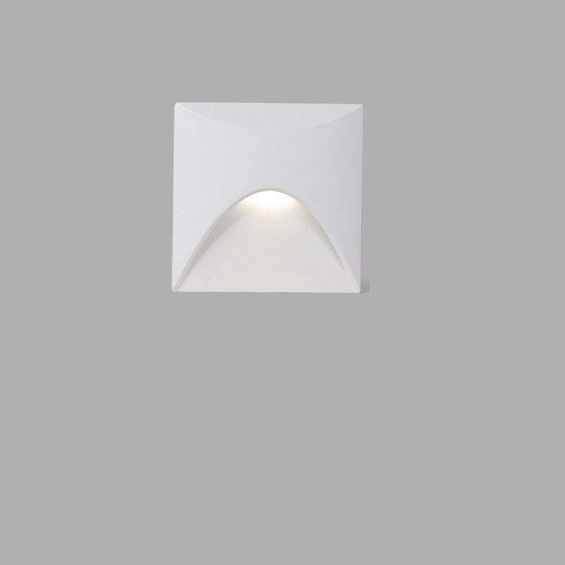 Lampa Ścienna Nowoczesna Minimalistyczna z Czujnikiem Ruchu do Ogrodu i na Schody - 100V–120V i Biały