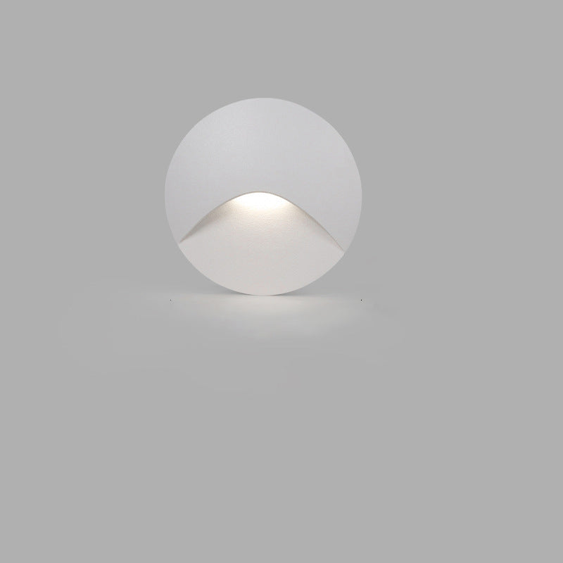 Lampa Ścienna Nowoczesna Minimalistyczna z Czujnikiem Ruchu do Ogrodu i na Schody - 100V–120V i Biały