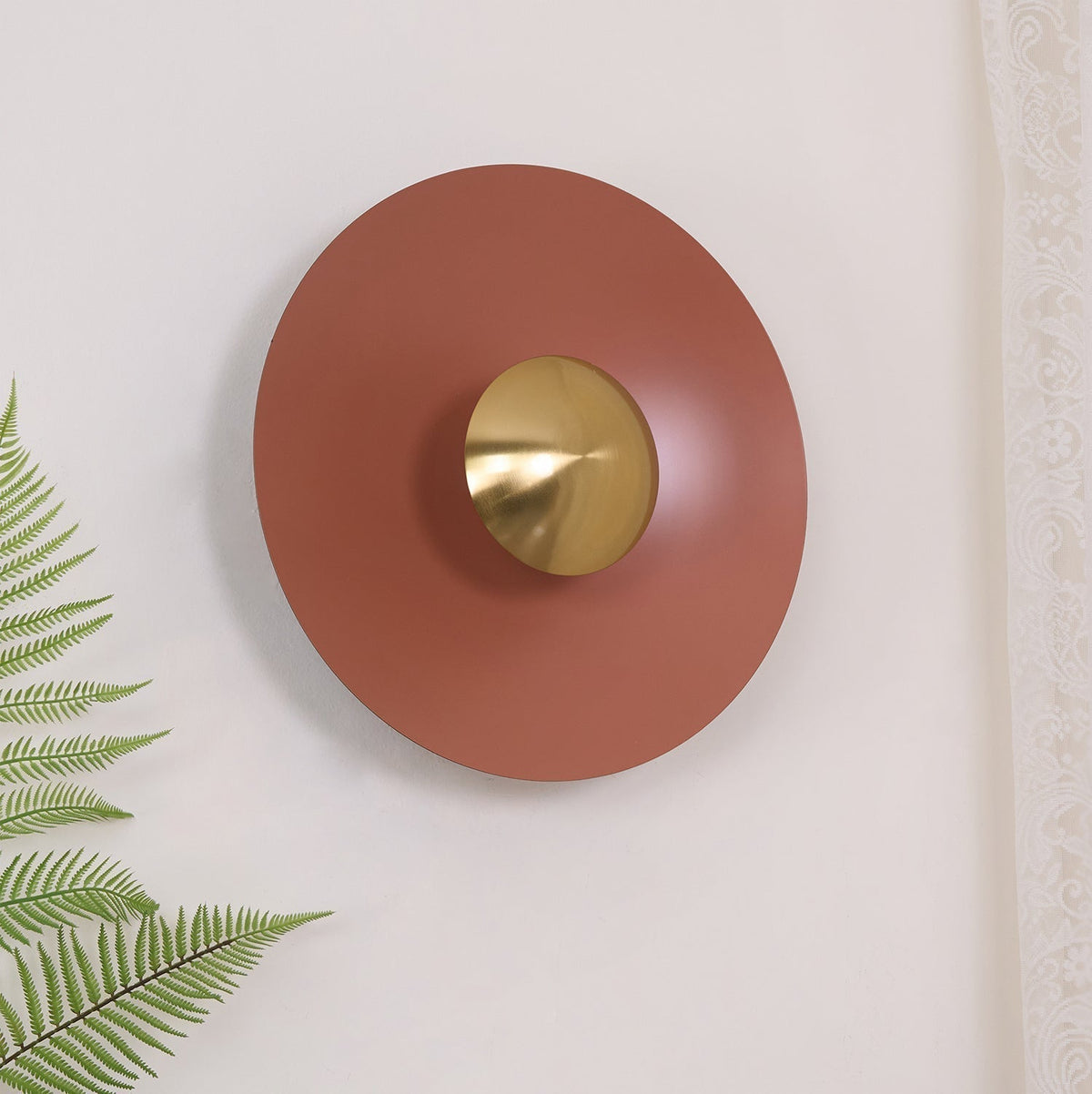 Lampa Ścienna Nowoczesna Minimalistyczna z Okrągłym Kloszem i Zintegrowanym LED - 12