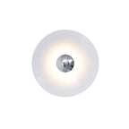 Lampa Ścienna Nowoczesna Minimalistyczna z Okrągłym Kloszem i Zintegrowanym LED - 18