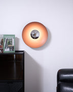 Lampa Ścienna Nowoczesna Minimalistyczna z Okrągłym Kloszem i Zintegrowanym LED - 27