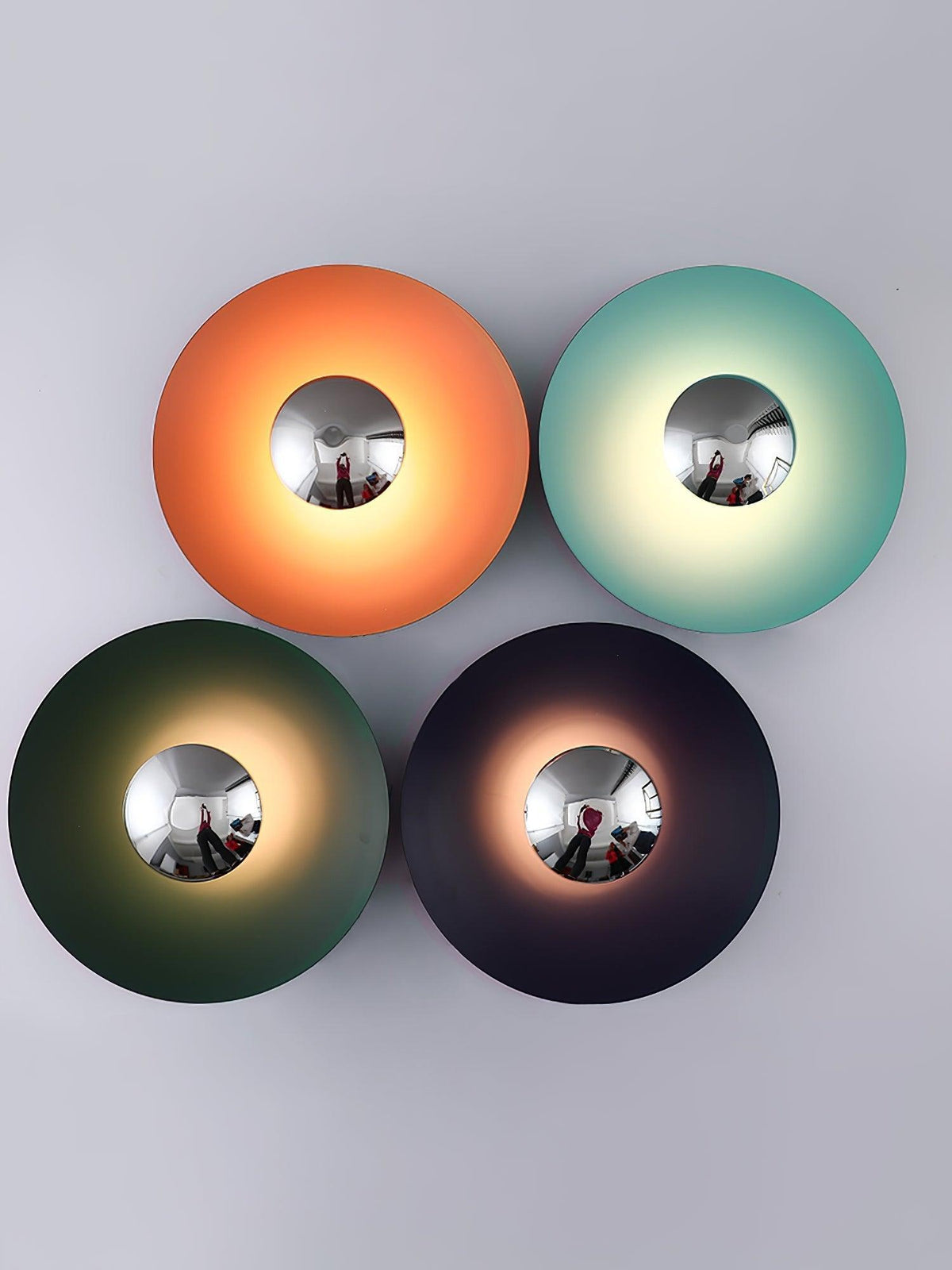 Lampa Ścienna Nowoczesna Minimalistyczna z Okrągłym Kloszem i Zintegrowanym LED - 6