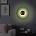Lampa Ścienna Nowoczesna Minimalistyczna z Okrągłym Kloszem i Zintegrowanym LED - 7