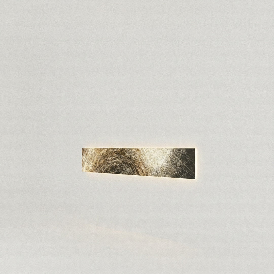 Lampa Ścienna Nowoczesna z Podświetleniem LED i Wzorem Artystycznym - 2