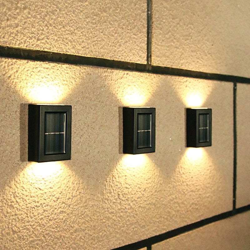 Lampa Ścienna Solarna na Zewnątrz z Oświetleniem Góra-Dół - 3