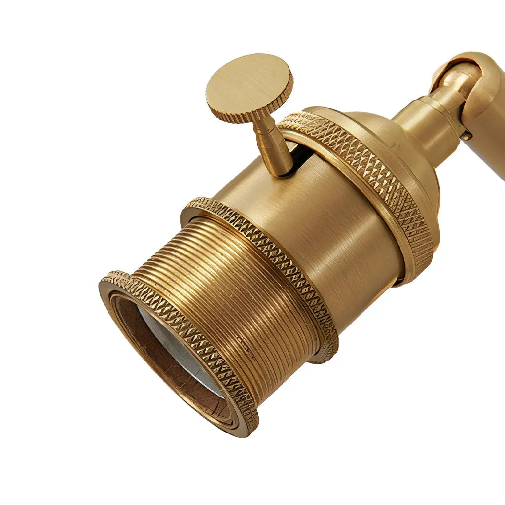 Lampa Ścienna Vintage z Kloszem ze Szkła w Kształcie Kwiatu - 25