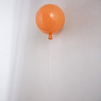 Lampa Ścienna w Kształcie Balonu Nowoczesna z Włącznikiem Sznurkowym - Pomarańczowy