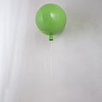 Lampa Ścienna w Kształcie Balonu Nowoczesna z Włącznikiem Sznurkowym - Zielony