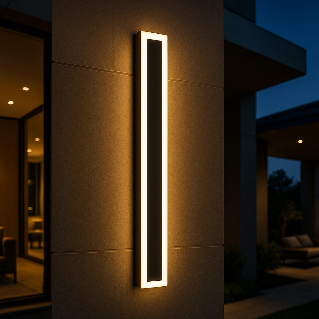 Minimalistyczna lampa ścienna zewnętrzna - 3