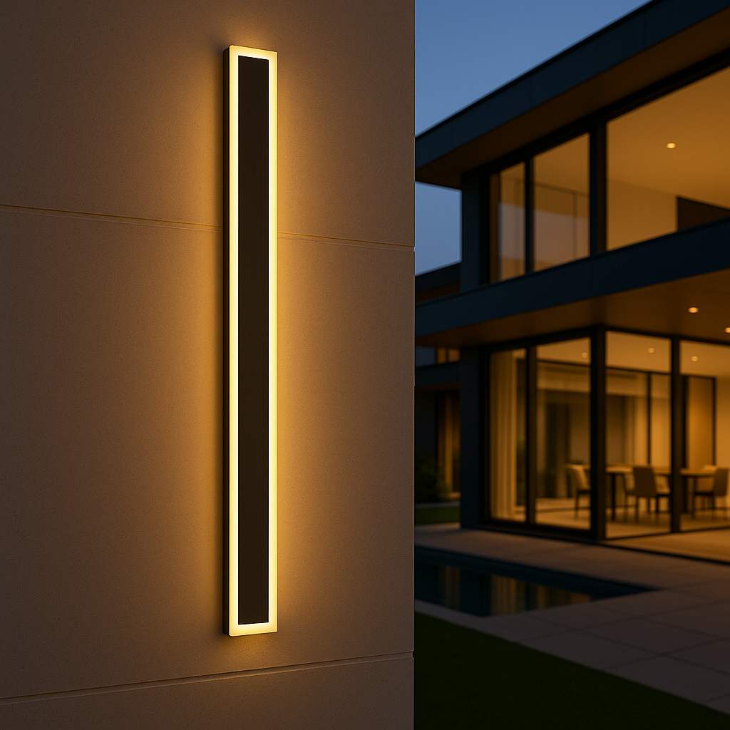 Minimalistyczna lampa ścienna zewnętrzna - 5
