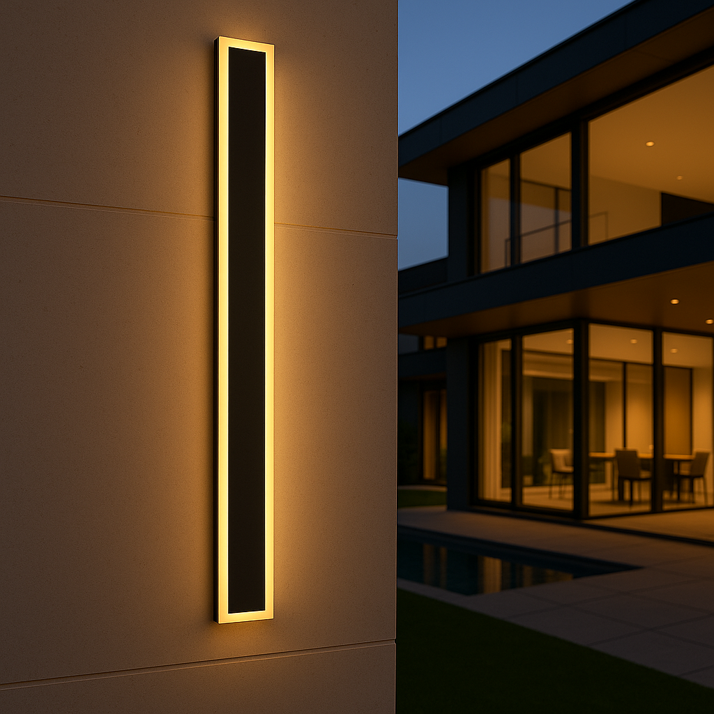 Minimalistyczna lampa ścienna zewnętrzna - 6