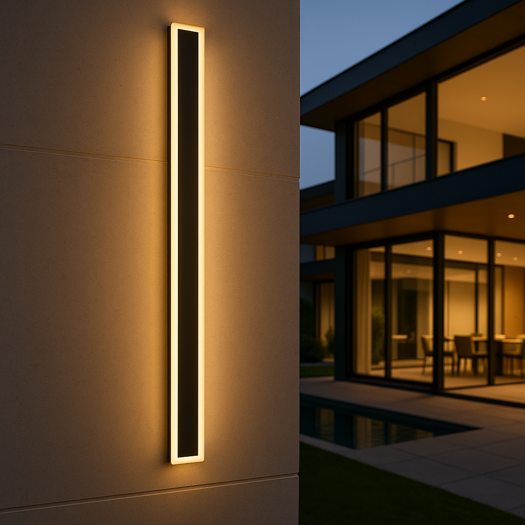 Minimalistyczna lampa ścienna zewnętrzna - 7