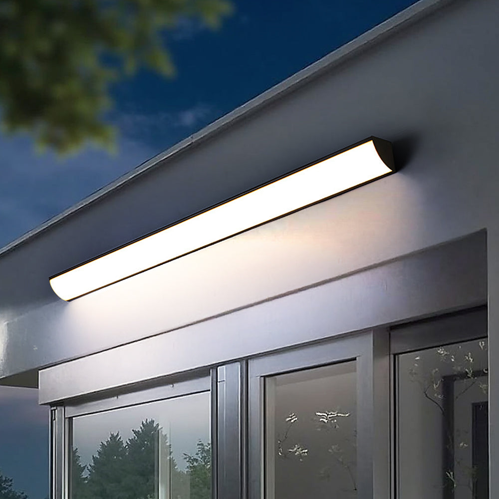 Lampa Ścienna Zewnętrzna Minimalistyczna z Wbudowanym LED - 8