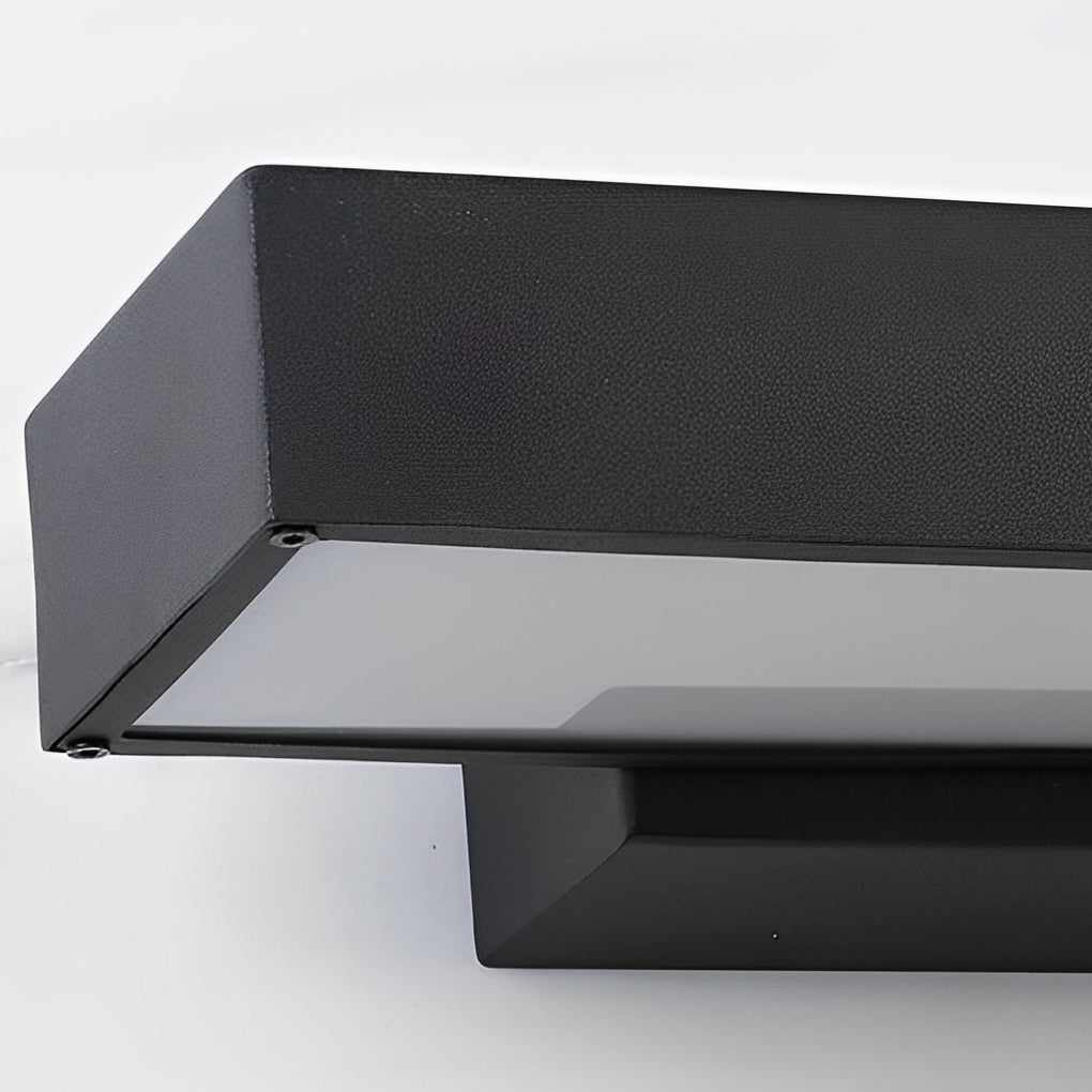Lampa Ścienna Zewnętrzna Minimalistyczna z Zintegrowanym Oświetleniem LED - 4