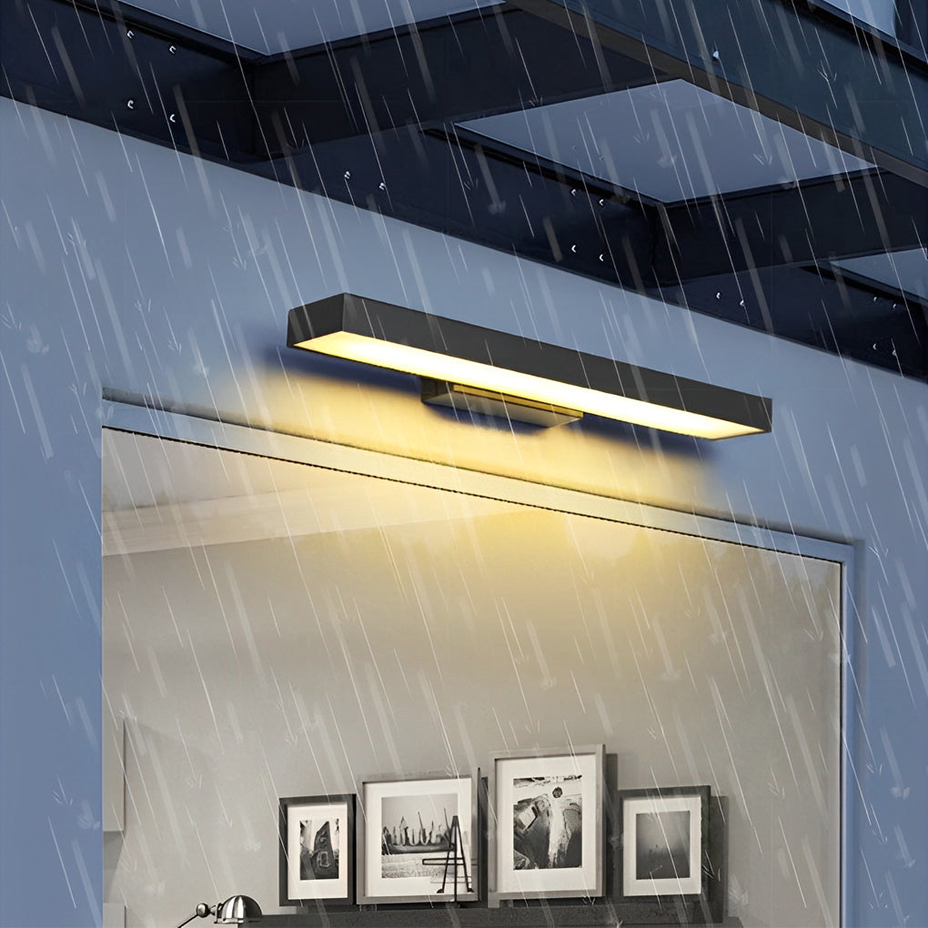 Lampa Ścienna Zewnętrzna Minimalistyczna z Zintegrowanym Oświetleniem LED - 8