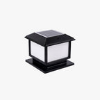 Lampa Słupkowa Ogrodowa Solarna Vintage z Panelem Solarnym - 3