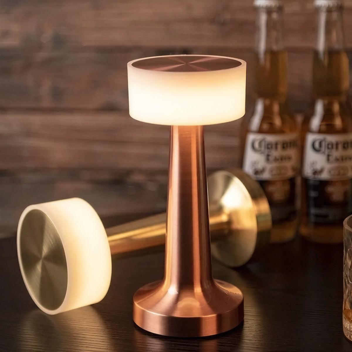 Lampa Stołowa Bezprzewodowa z Dotykowym Ściemnianiem i Ładowaniem USB - 3