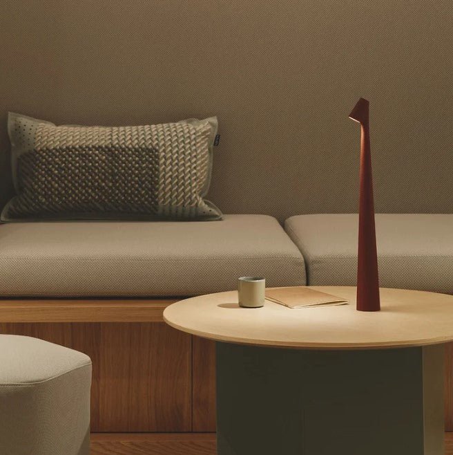 Lampa Stołowa Minimalistyczna Bezprzewodowa z Funkcją Ściemniania i Regulacją Temperatury Barwowej - 13