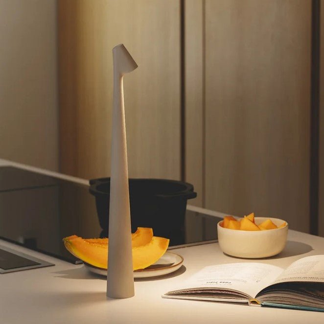 Lampa Stołowa Minimalistyczna Bezprzewodowa z Funkcją Ściemniania i Regulacją Temperatury Barwowej - 14