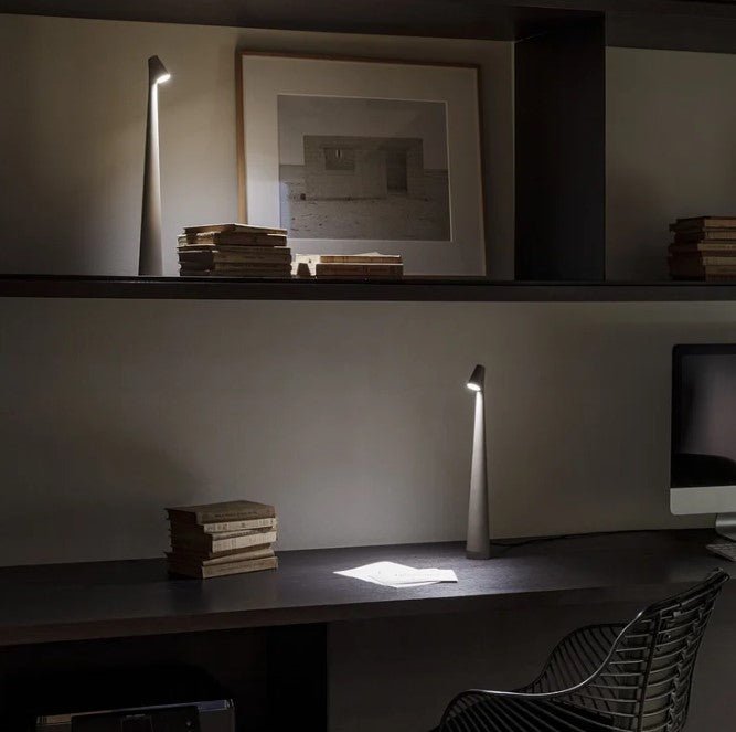 Lampa Stołowa Minimalistyczna Bezprzewodowa z Funkcją Ściemniania i Regulacją Temperatury Barwowej - 17