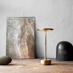 Lampa Stołowa Minimalistyczna z Okrągłą Głowicą i Ściemnianiem Dotykowym - 5