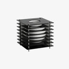 Lampa Stołowa Nowoczesna z Geometryczną Konstrukcją i Kulą Świetlną - 20