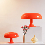 Lampa Stołowa Retro w Kształcie Grzyba z Kloszem - 4