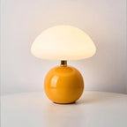 Lampa Stołowa Retro w Kształcie Grzyba z Regulowanym Światłem - Pomarańczowy