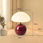 Lampa Stołowa Retro w Kształcie Grzyba z Regulowanym Światłem - 16