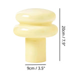 Lampa Stołowa Retro z Kloszem w Kształcie Grzyba ze Szkła Opalowego - 24