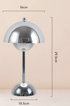 Lampa Stołowa Skandynawska Bezprzewodowa z Kloszem w Kształcie Kopuły - 8