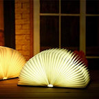 Lampa Stołowa w Kształcie Książki z Funkcją Ściemniania i Ładowaniem USB - 8