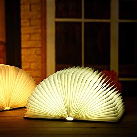 Lampa Stołowa w Kształcie Książki z Funkcją Ściemniania i Ładowaniem USB - 8