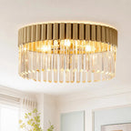 Lampa Sufitowa Art Deco z Kryształami w Stylu Glamour - 3