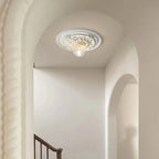 Lampa Sufitowa Art Deco z Ozdobną Rozetą Sufitową