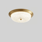 Lampa Sufitowa Art Deco z Teksturowanym Kloszem Szklanym - 13