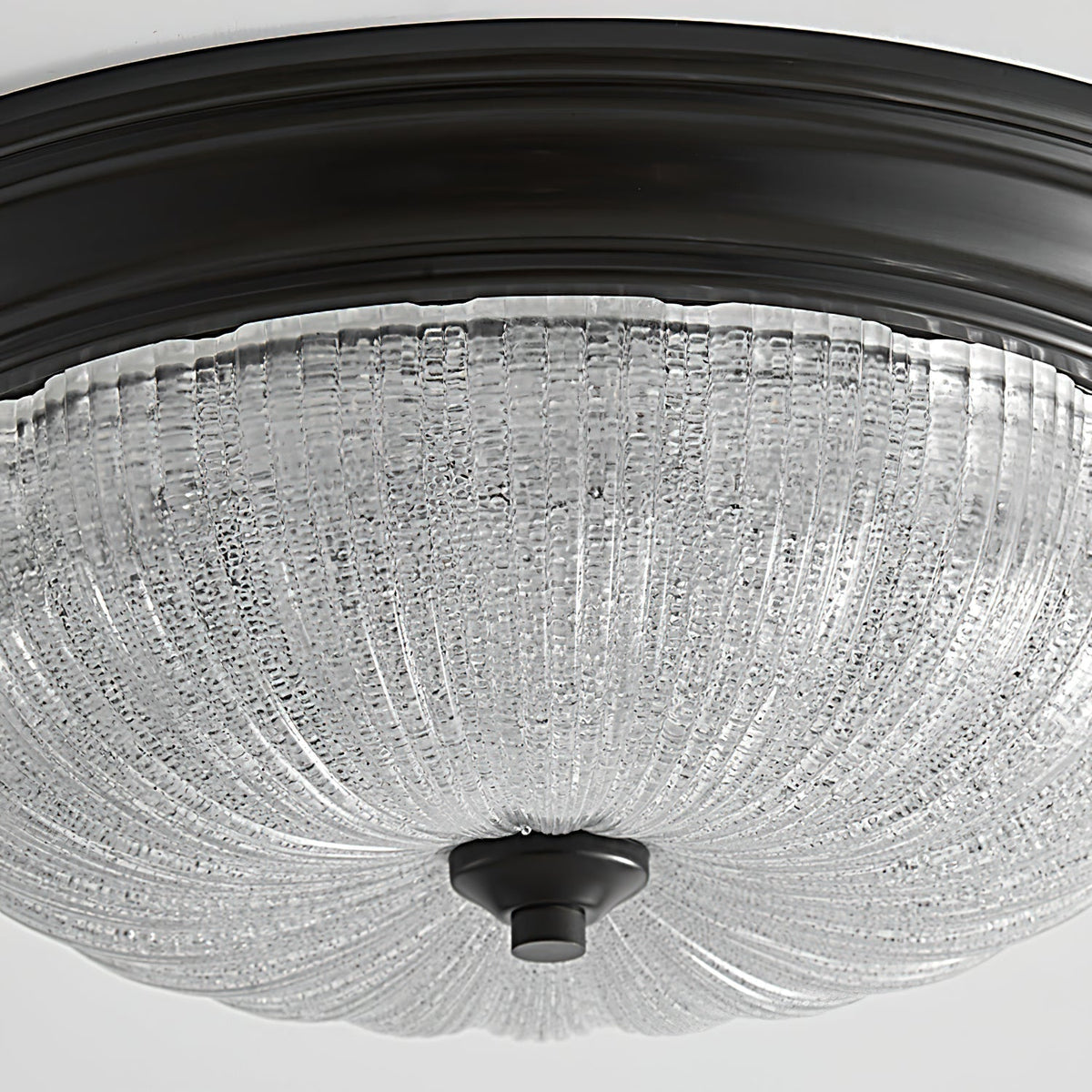 Lampa Sufitowa Art Deco z Teksturowanym Kloszem Szklanym - 16