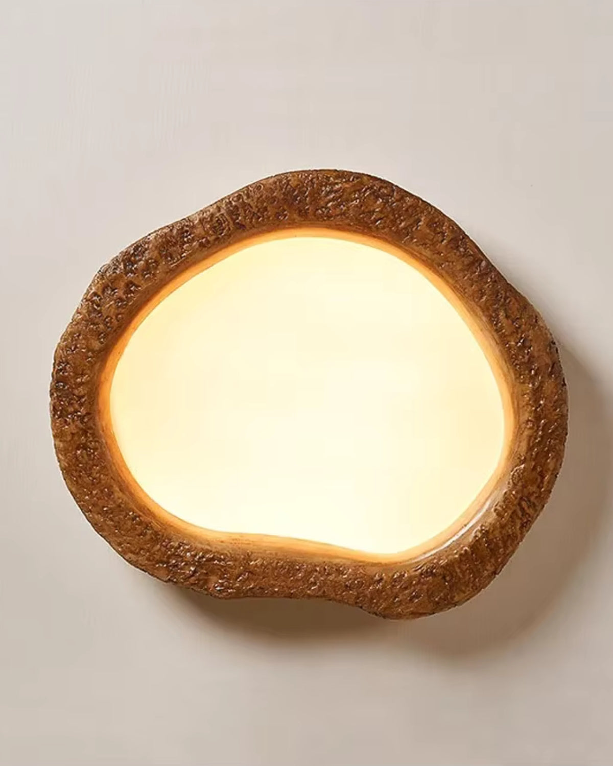 Lampa Sufitowa Boho z Organiczną Ramą w Stylu Drewna - 9