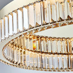 Lampa Sufitowa Glamour z Kryształami w Okrągłej Oprawie - 15