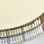 Lampa Sufitowa Glamour z Kryształami w Okrągłej Oprawie - 16