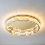 Lampa Sufitowa Glamour z Kryształami w Okrągłej Oprawie - 22