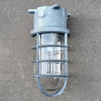 Lampa Sufitowa Industrialna z Kloszem Klatkowym i Szkłem - 22