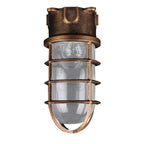 Lampa Sufitowa Industrialna z Kloszem Klatkowym i Szkłem - 26