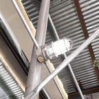 Lampa Sufitowa Industrialna z Kloszem Klatkowym i Szkłem - 7