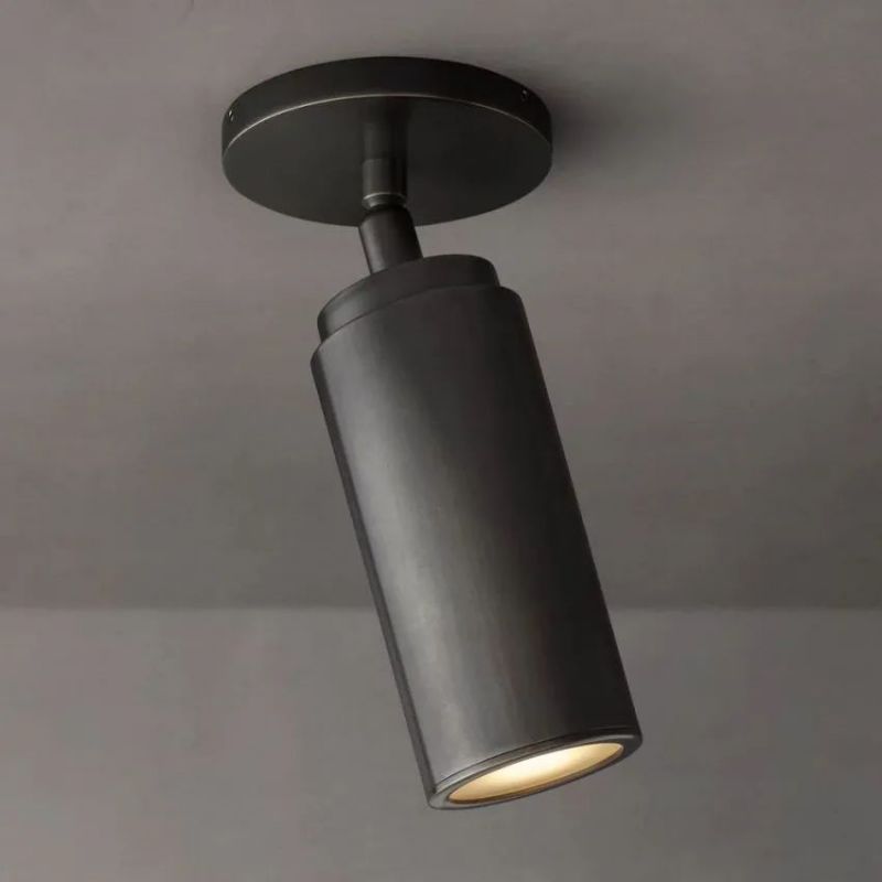 Lampa Sufitowa Industrialna z Obrotowym Cylindrycznym Kloszem - 2