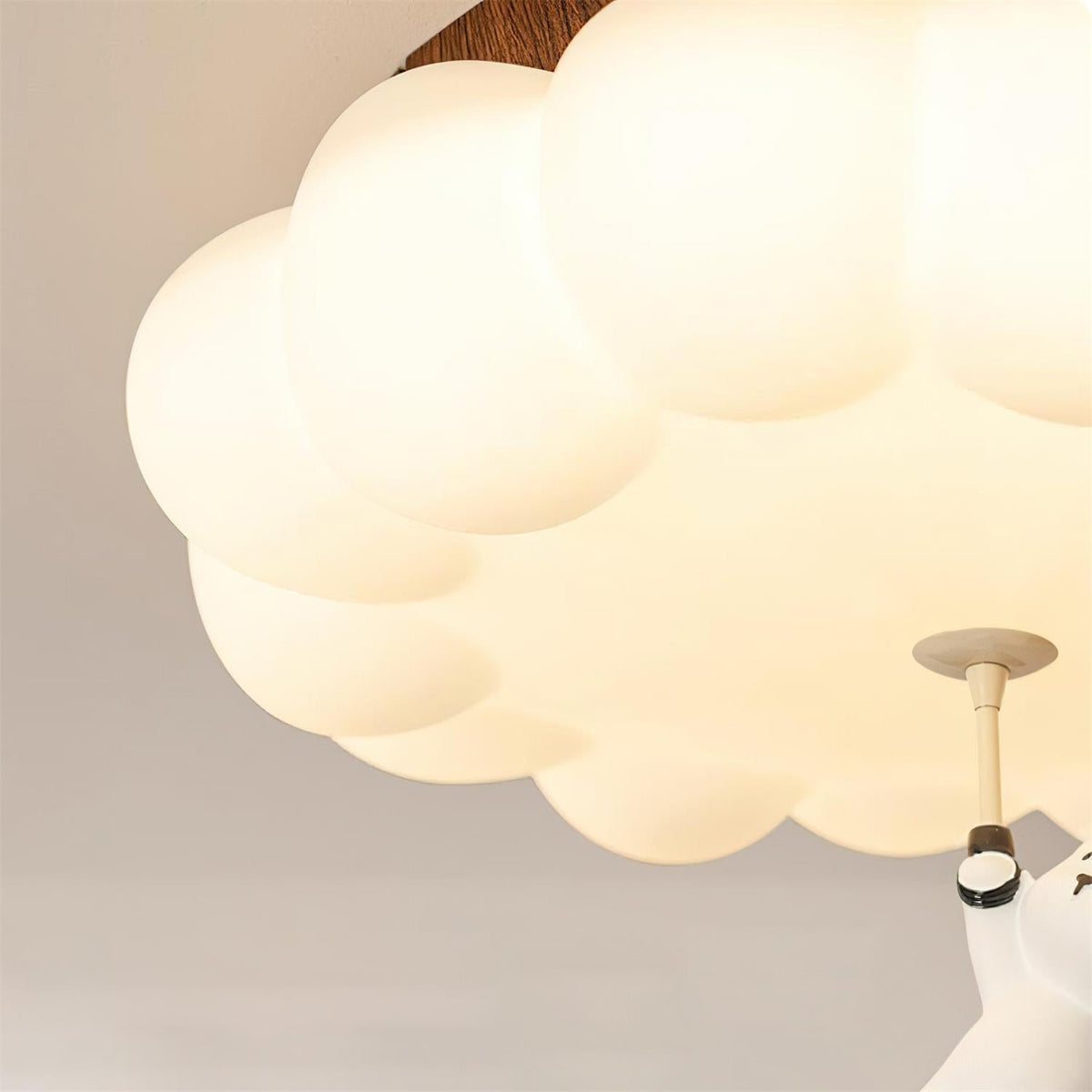 Lampa Sufitowa LED w Kształcie Chmury z Figurką Misia - 16