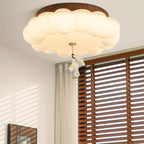Lampa Sufitowa LED w Kształcie Chmury z Figurką Misia - 5