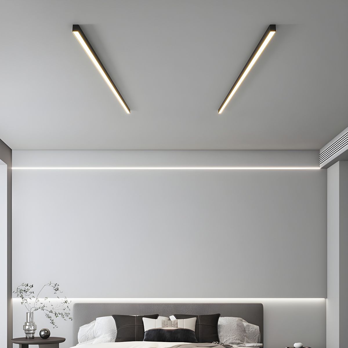 Lampa Sufitowa Minimalistyczna Liniowa z Regulacją Temperatury Barwowej - 17