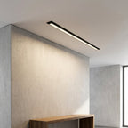 Lampa Sufitowa Minimalistyczna Liniowa z Regulacją Temperatury Barwowej - Czarny